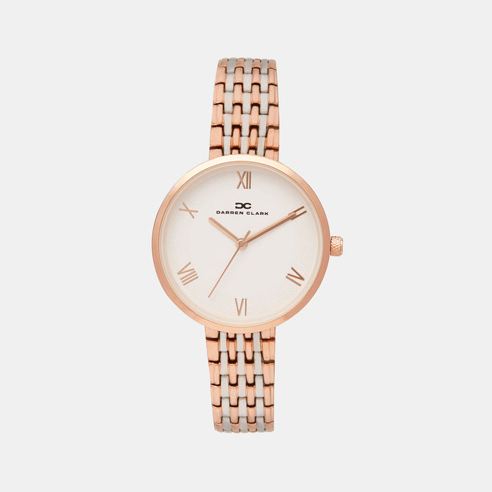 Darren Clark Round White Analog watch
