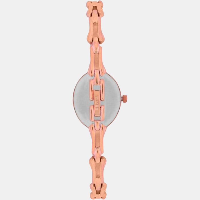 Women Quartz White Dial Analog Stainless Steel Watch TW0TL9310