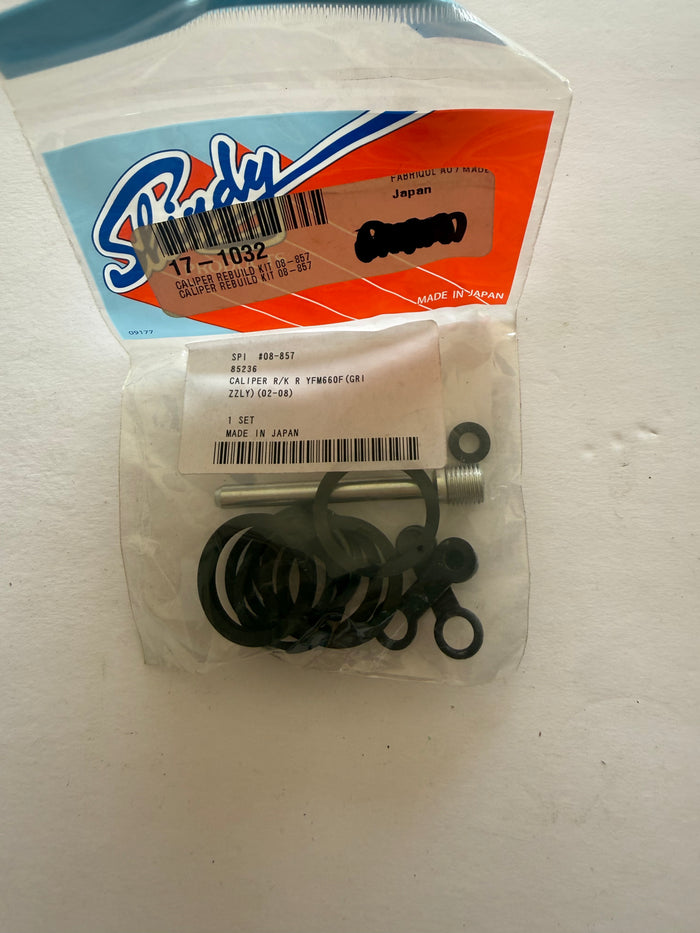 Yamaha Grizzly YFM660F Rear Brake Caliper Rebuild Kit