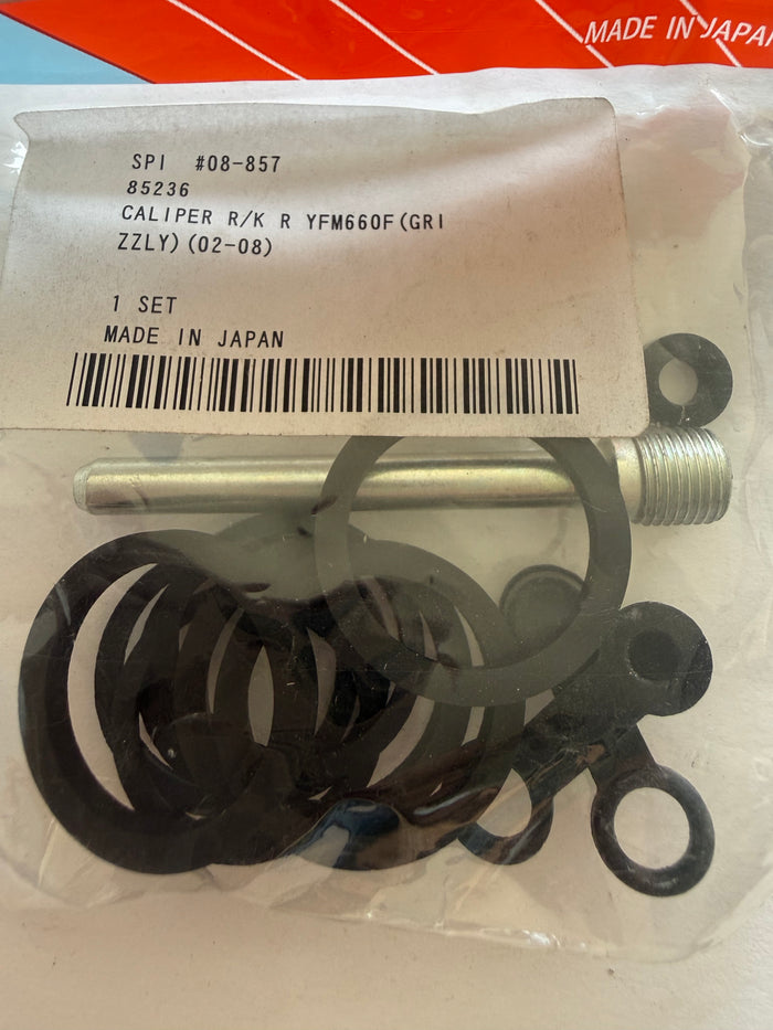 Yamaha Grizzly YFM660F Rear Brake Caliper Rebuild Kit