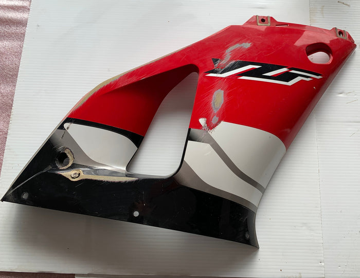 Yamaha YZF R1 Red Right Mid Fairing