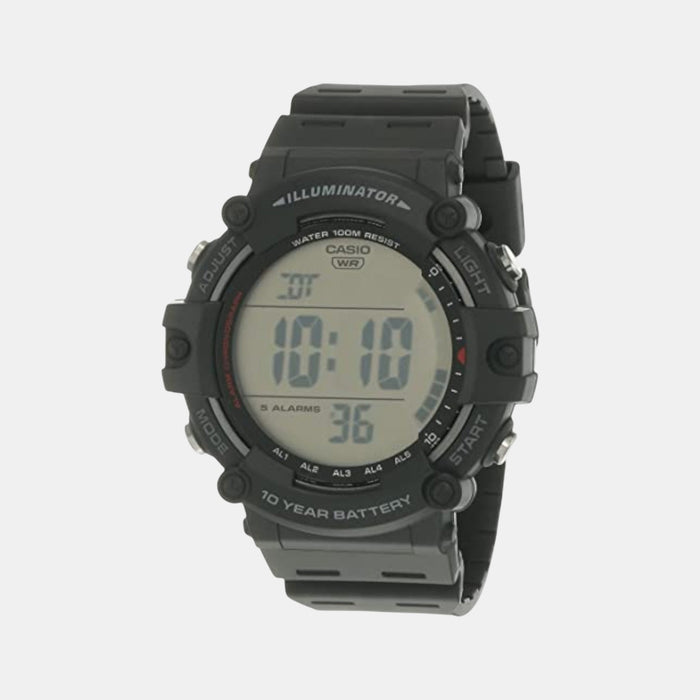 Youth Men Quartz Black Dial Digital Resin Watch D218