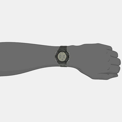Youth Men Quartz Black Dial Digital Resin Watch D218