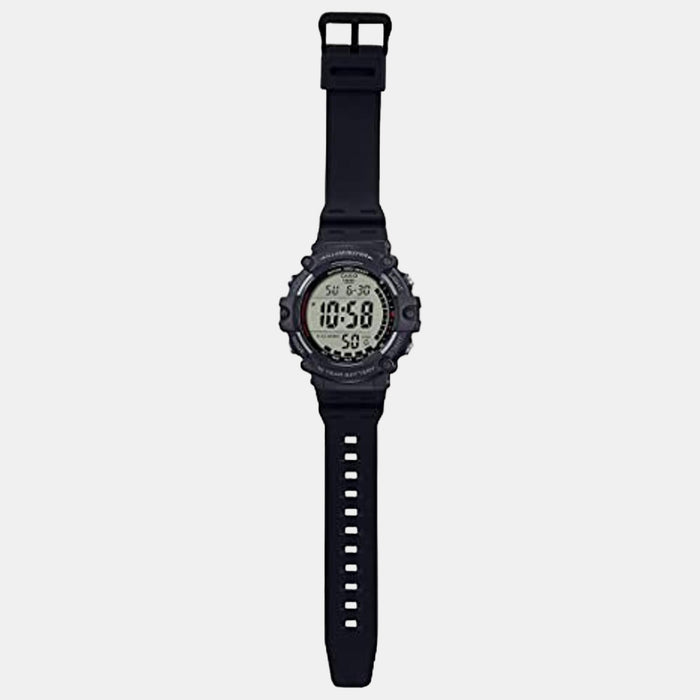 Youth Men Quartz Black Dial Digital Resin Watch D218