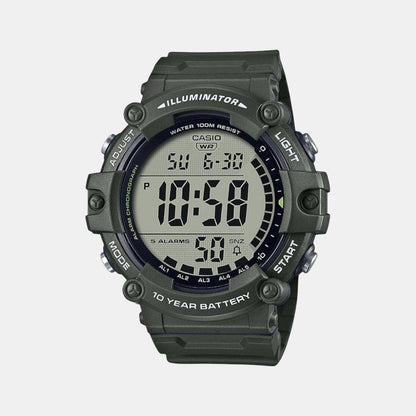 Youth Men Quartz Black Dial Digital Resin Watch D276