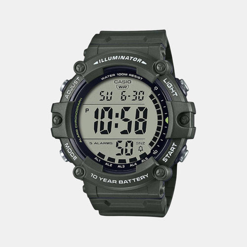 Youth Men Quartz Black Dial Digital Resin Watch D276