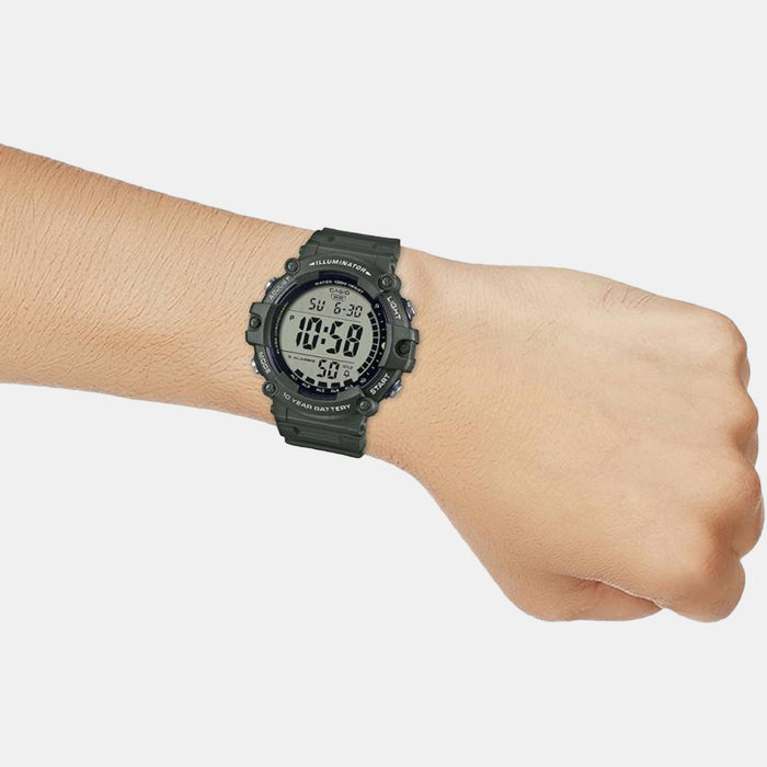 Youth Men Quartz Black Dial Digital Resin Watch D276
