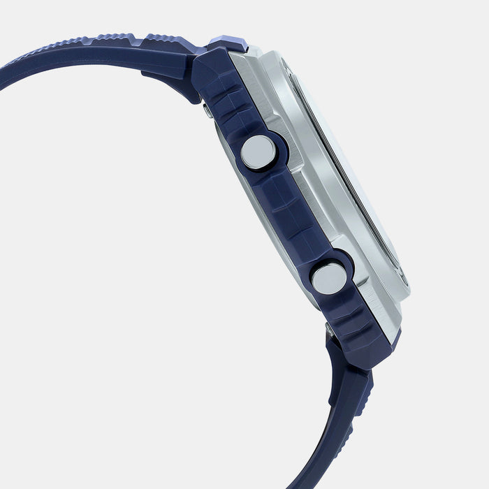 Casio Men Round Blue watch