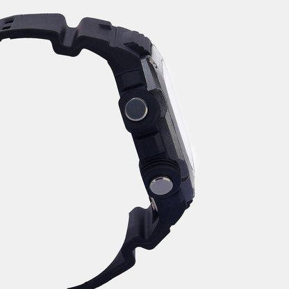 Youth Unisex Quartz Black Dial Digital Resin Watch I124
