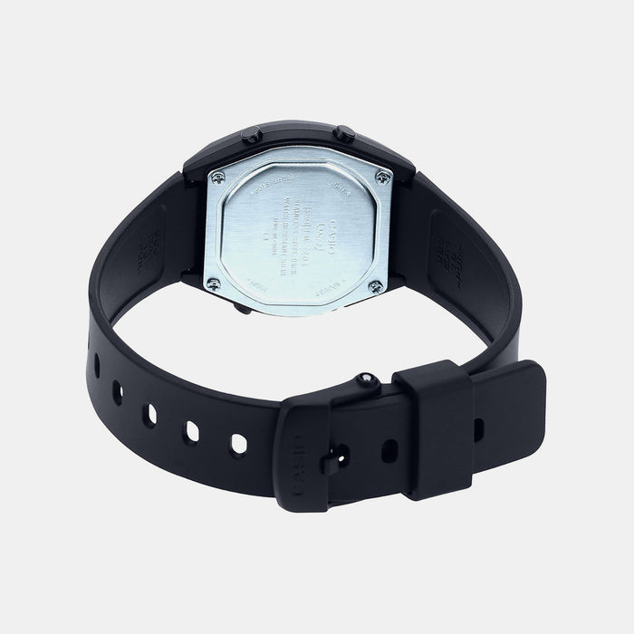 Youth Women Quartz Black Dial Digital Resin Watch D215