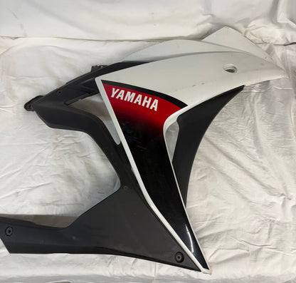 YZFR3 Right Mid Cowl Fairing Red/White